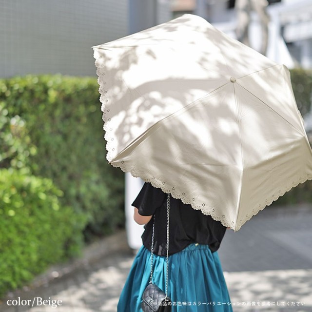 UV99％カットスイートフラワー55cm晴雨兼用折り畳み傘