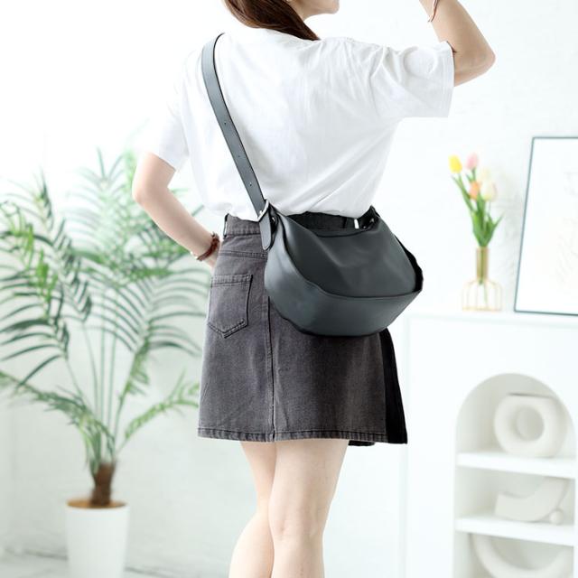 バイカラーデニムミニスカート