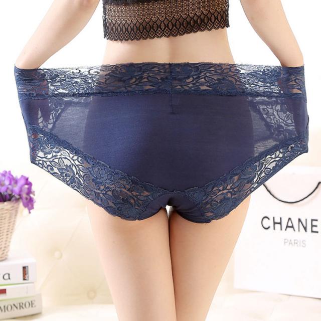 ストレッチ花柄レースショーツ