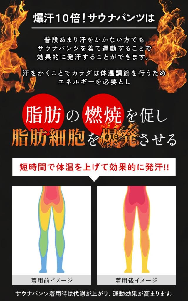 発汗サウナダイエットパンツ