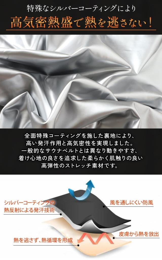 発汗サウナダイエットベルト