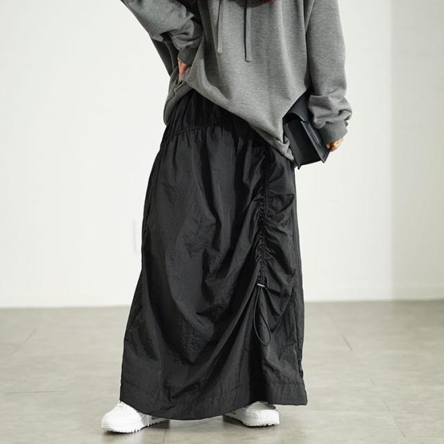 アシメドロストギャザースカート