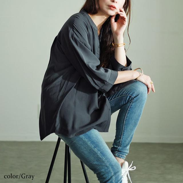 前後ボタンスキッパーシャツ