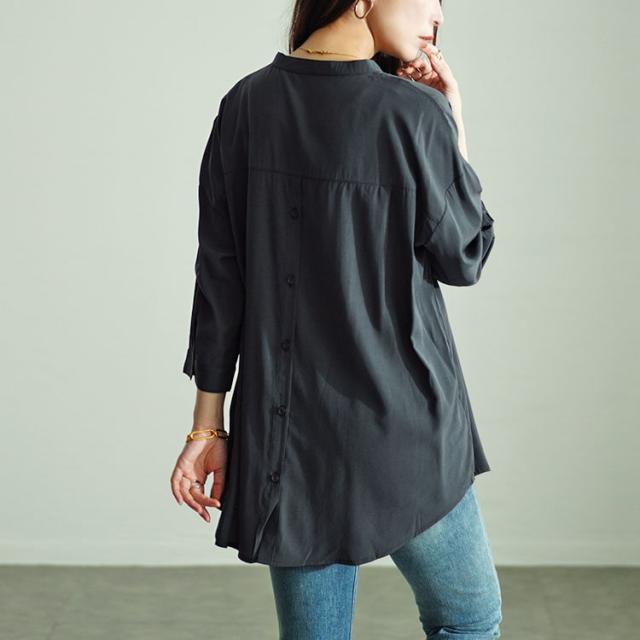 前後ボタンスキッパーシャツ