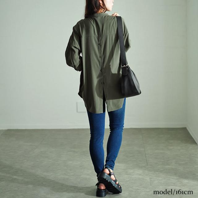 前後ボタンスキッパーシャツ