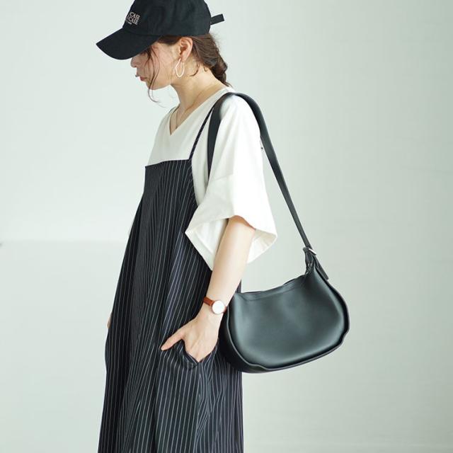 ピンストライプフレアキャミワンピース