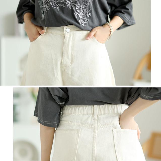 カットオフデニムショートパンツ