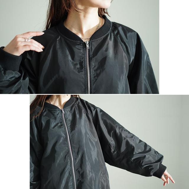 オーバーサイズMA-1ジャケット