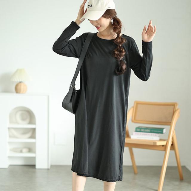 チュールワンピース＆カットソーワンピース2点セット