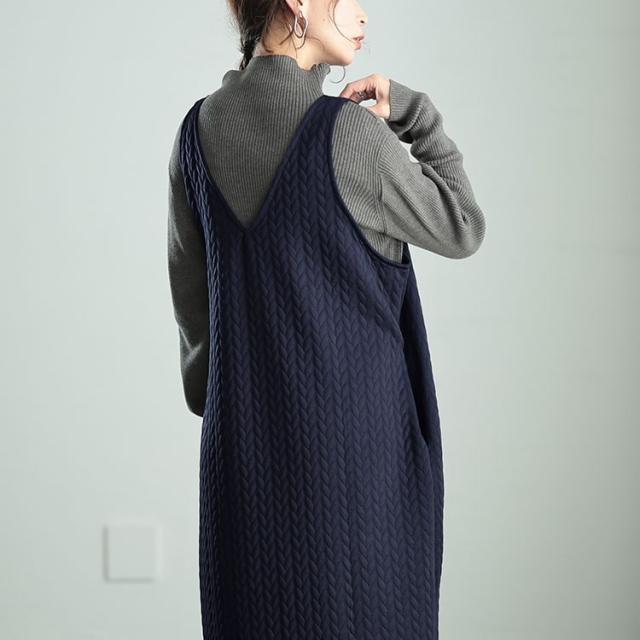 前後2wayキルトジャンパースカート