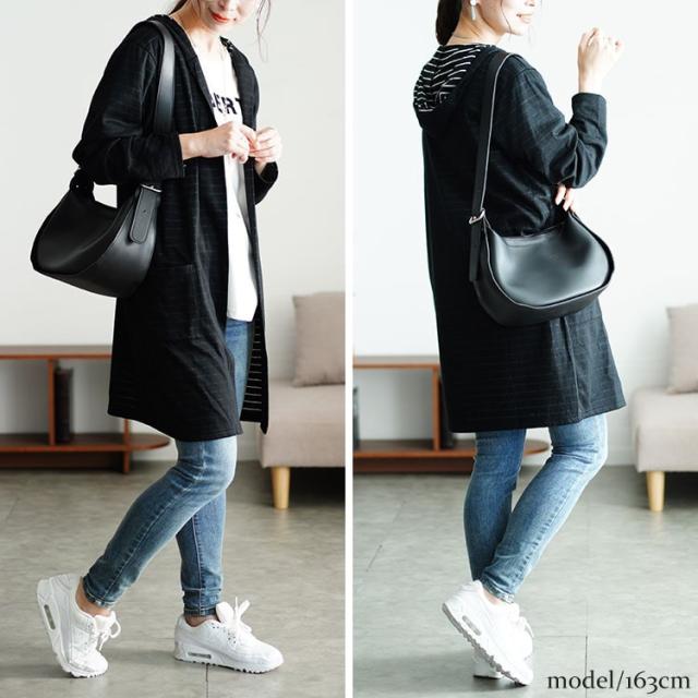 フード付きトッパーカーディガン