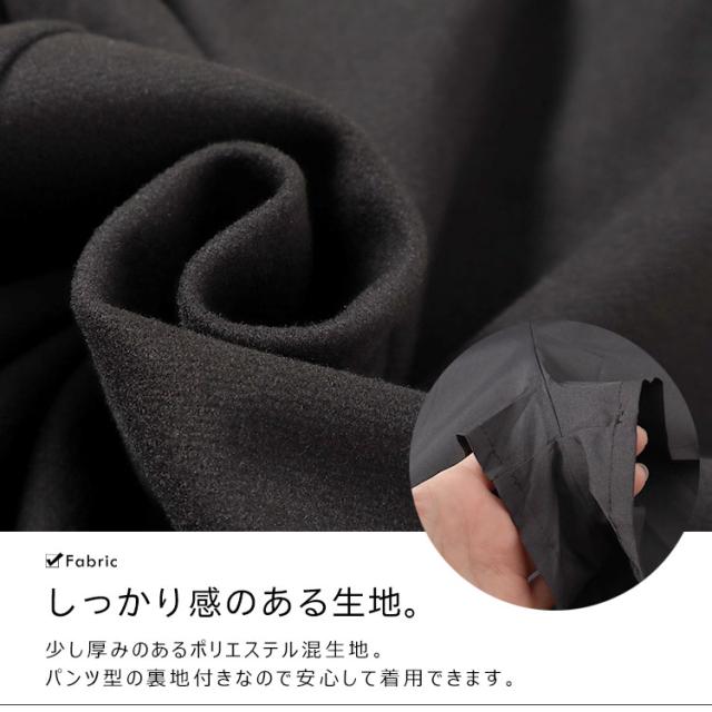 Vウエストパンツ裏地プリーツミニスカート