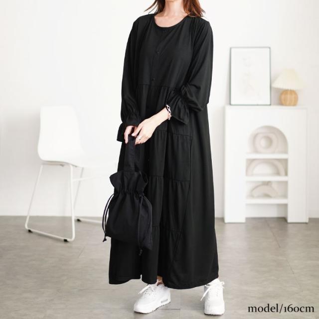 キャンディスリーブティアードワンピース