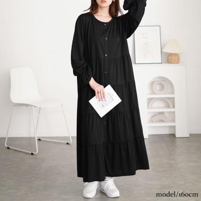 キャンディスリーブティアードワンピース