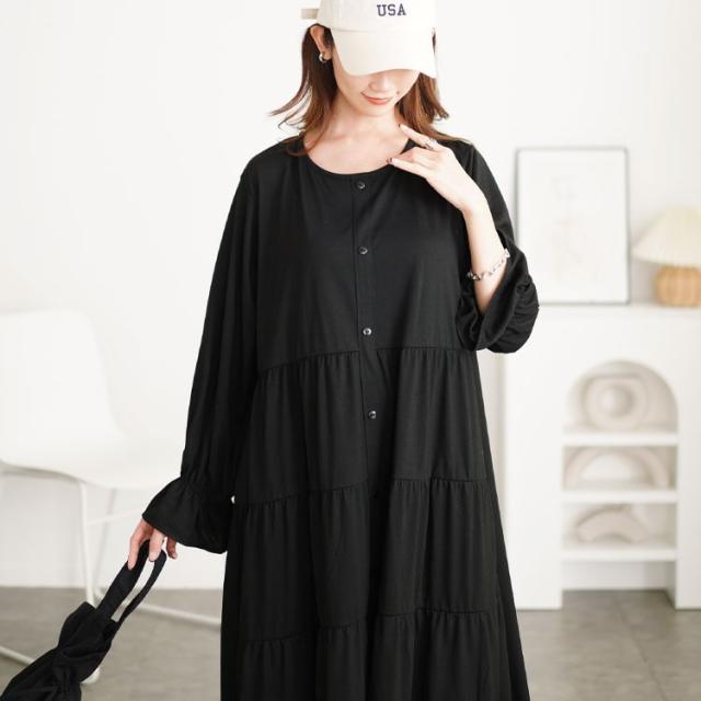 キャンディスリーブティアードワンピース