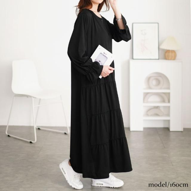 キャンディスリーブティアードワンピース