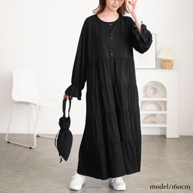 キャンディスリーブティアードワンピース