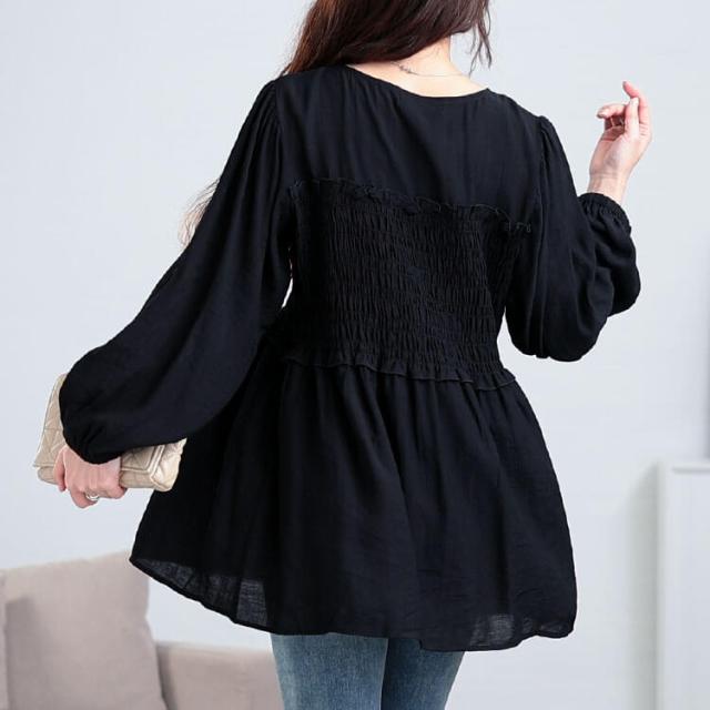 シャーリングビスチェドッキングチュニック