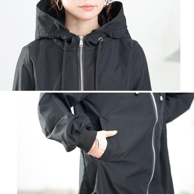 スリット入りマウンテンパーカー