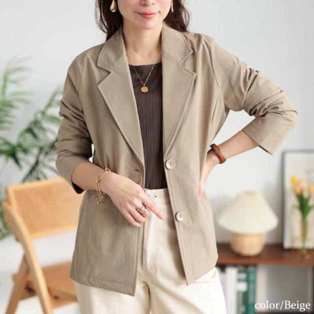 軽量ストレッチテーラードジャケット