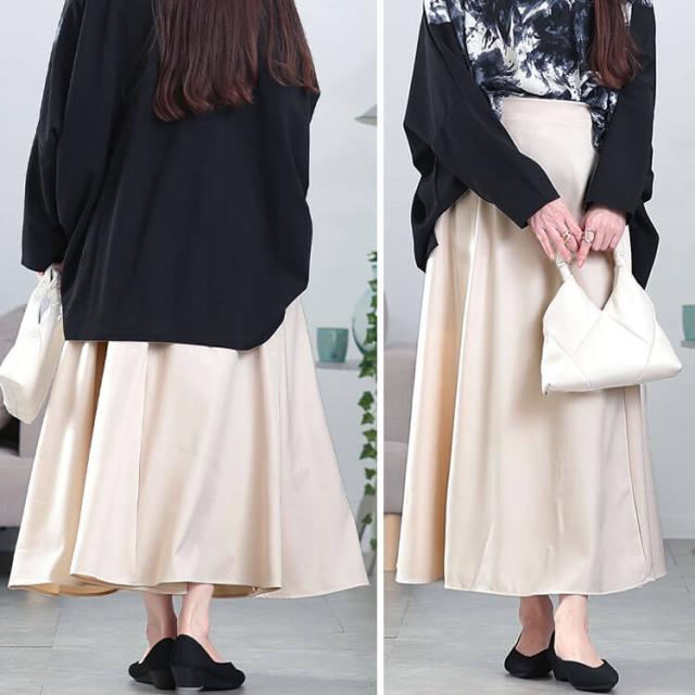 ダブルポケットフレアスカート