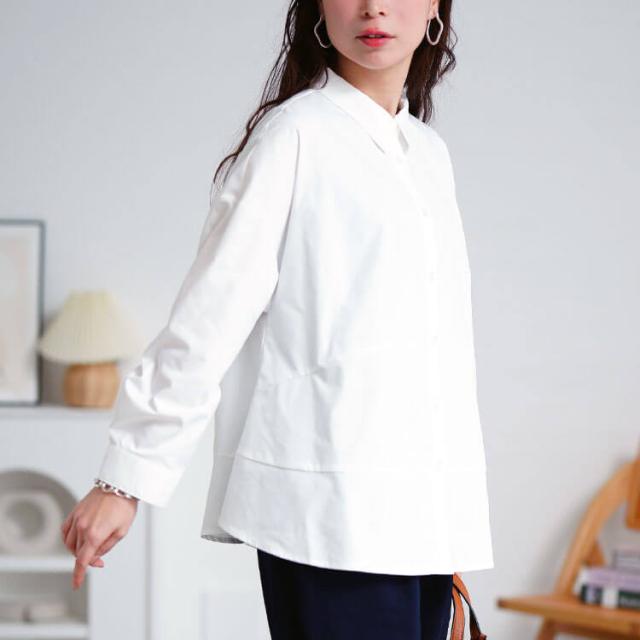 キテ楽ウエストメイクシャツ