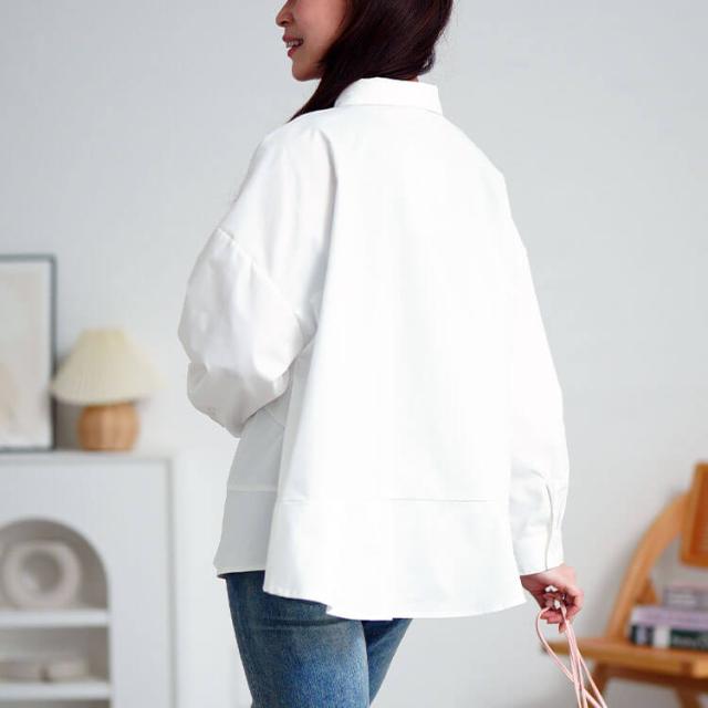 キテ楽ウエストメイクシャツ