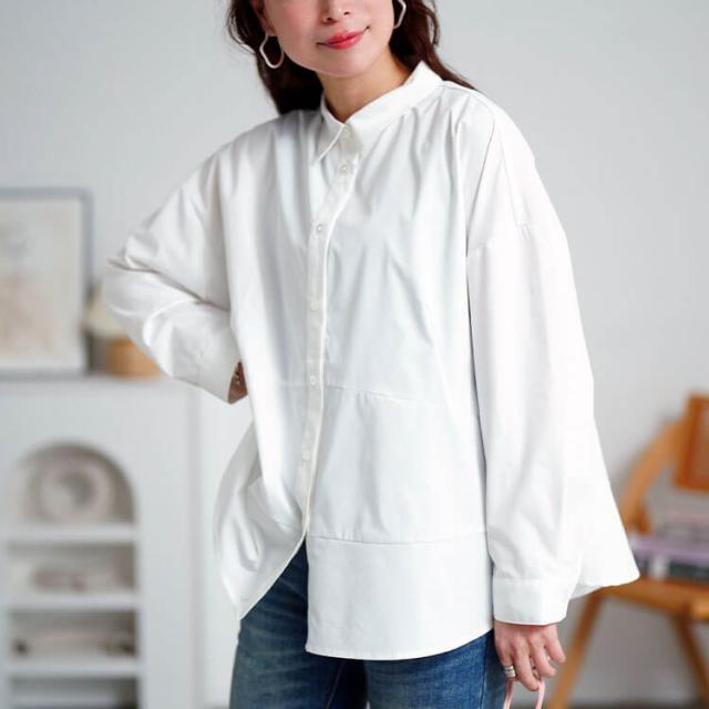 キテ楽ウエストメイクシャツ