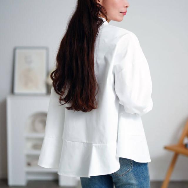 キテ楽ウエストメイクシャツ