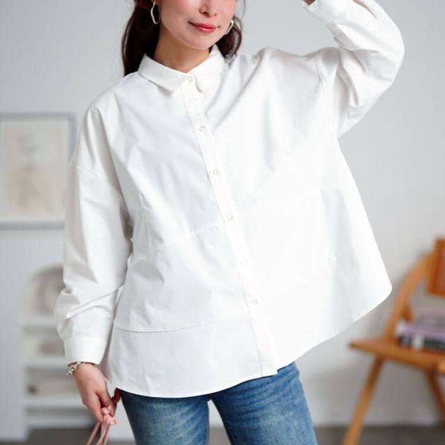 キテ楽ウエストメイクシャツ