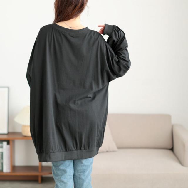 Vネックドルマンチュニック