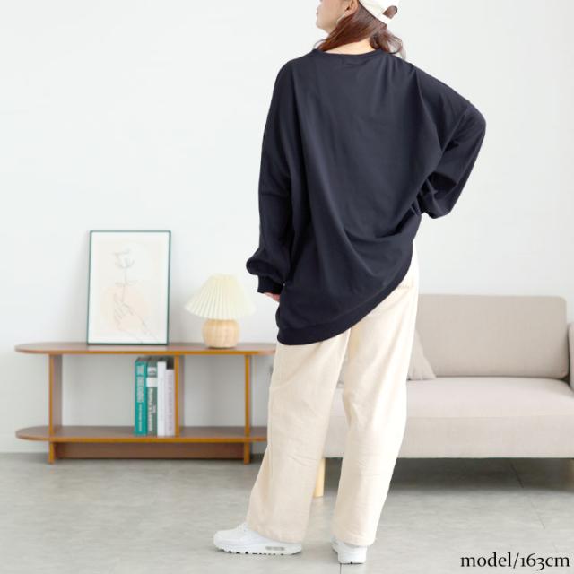 Vネックドルマンチュニック