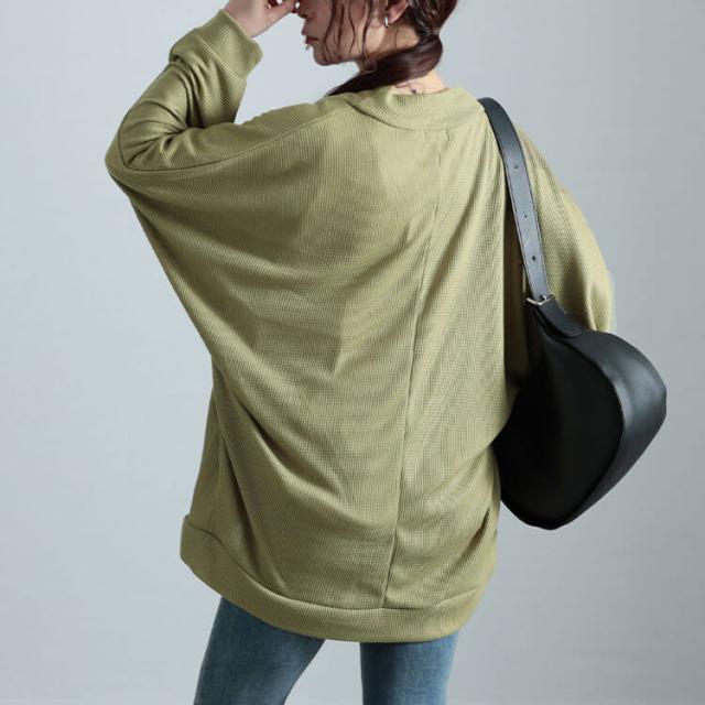 ワッフルドルマンカーディガン