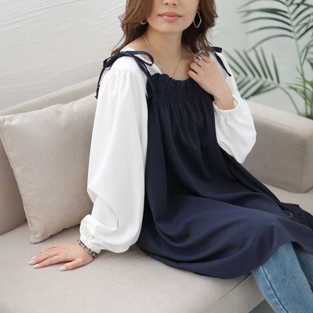 ドッキングキャミソールチュニック