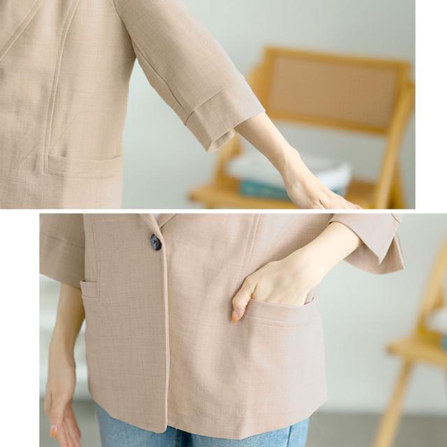 七分袖テーラードジャケット