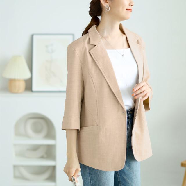 七分袖テーラードジャケット