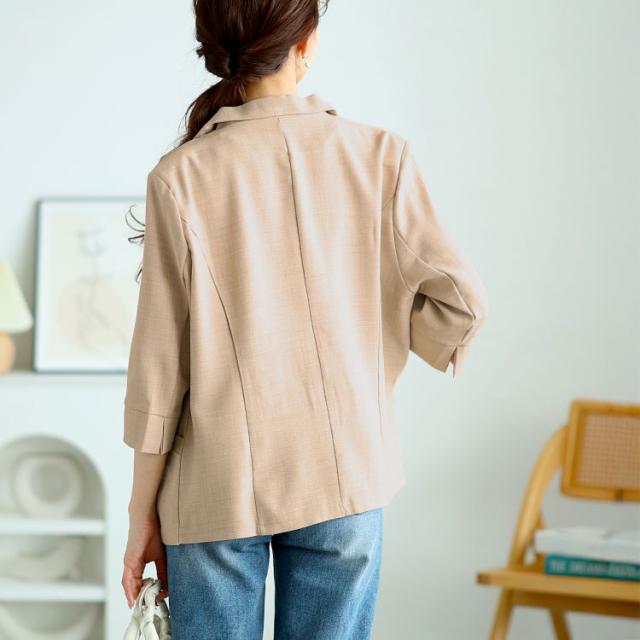 七分袖テーラードジャケット