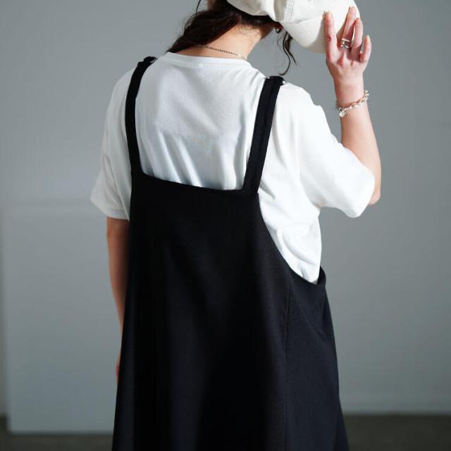 フロントZIPバルーンジャンパースカート