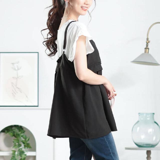 接触冷感&UVカットペプラムキャミビスチェ