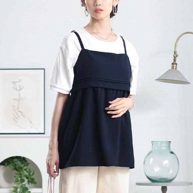 接触冷感&UVカットペプラムキャミビスチェ