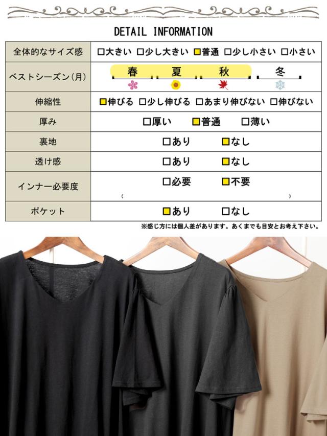 ドロストマーメイドコットンワンピース