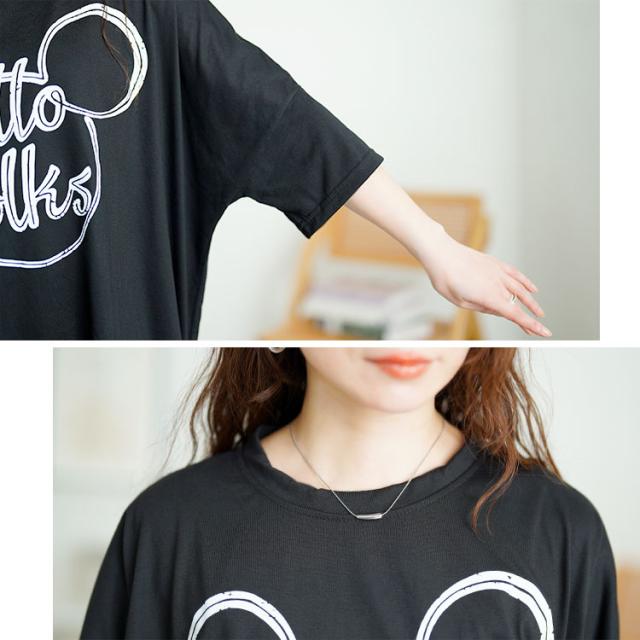 ビッグプリントオーバーサイズTシャツ