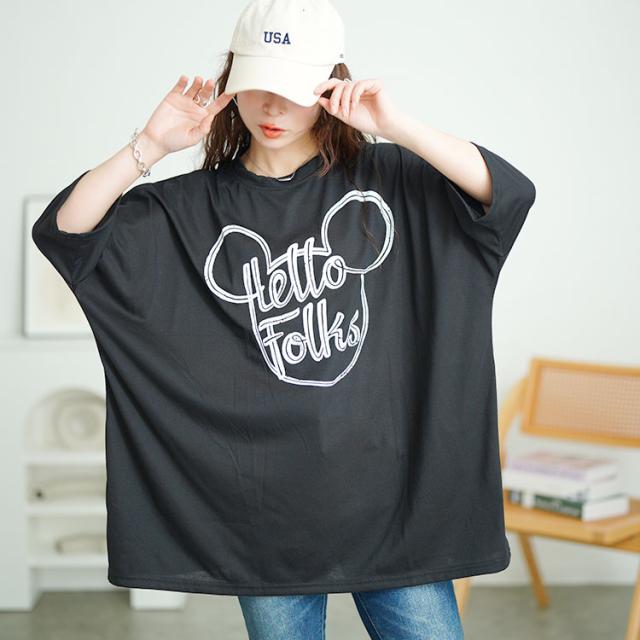 ビッグプリントオーバーサイズTシャツ