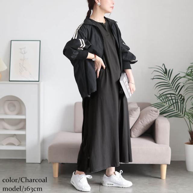 接触冷感＆UVカットコットンワンピース