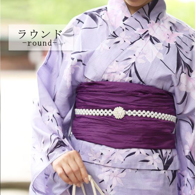 パールの帯飾り