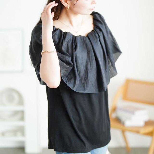 ケープカラープルオーバー