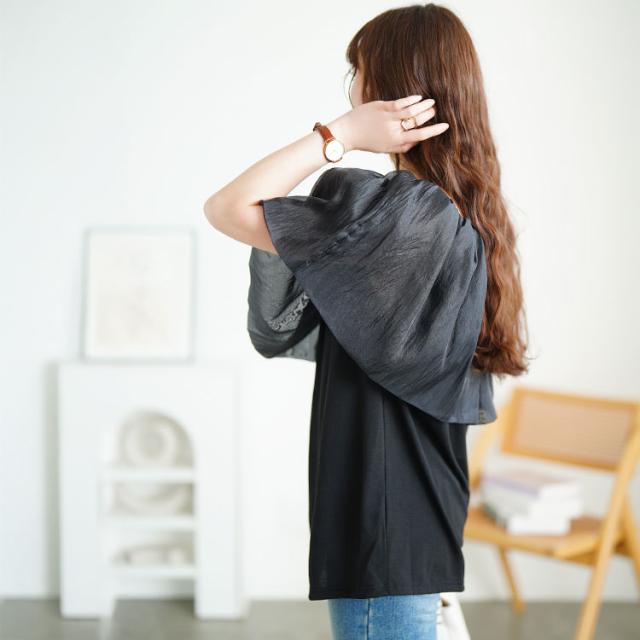 ケープカラープルオーバー