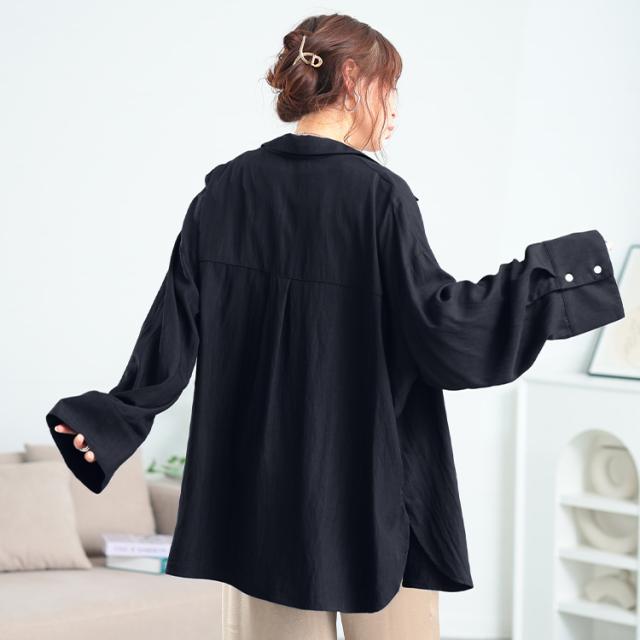ビッグカフスワイドスリーブシャツ