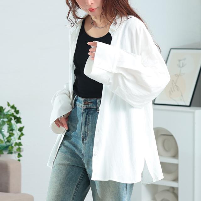 ビッグカフスワイドスリーブシャツ