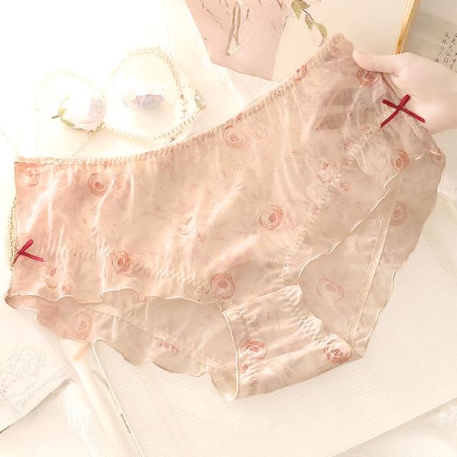 ローズメッシュリボンショーツ